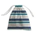 Πετσέτα Θαλάσσης Microfiber Quick Dry Stripes 90 x 180 cm  80% Πολυέστερ-20% Πολυαμίδιο Μωβ BOREA - Image 6
