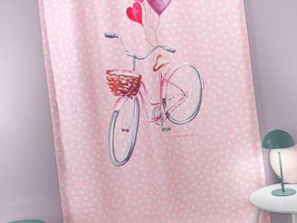 Κουρτίνα Kids-Bebe Amore Pink της Guy Laroche (Polyester 100%)