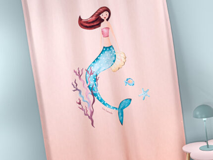 Κουρτίνα Kids-Bebe Merida Salmon της Guy Laroche (Polyester 100%)