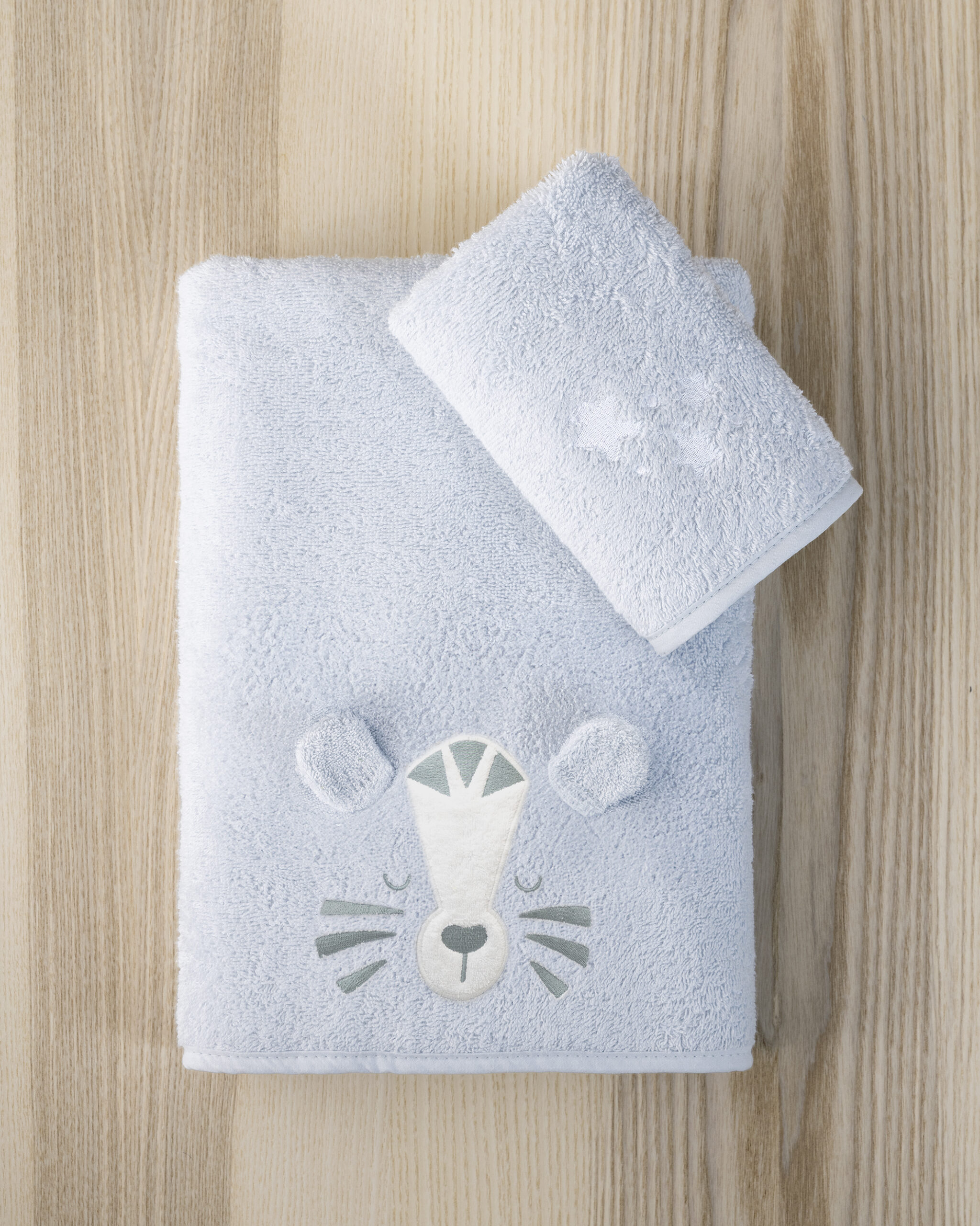 5206482198807.jpg Σετ Πετσέτες (30x50 + 70x140) - Tiggy της Nima Bebe 100% Cotton, 400 gsm Σετ (1 x 30x50 + 1 x 70x140) - Image 1