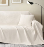 Regata (Off white) Ριχτάρι Chenille waffle 180x150 Liolios Home