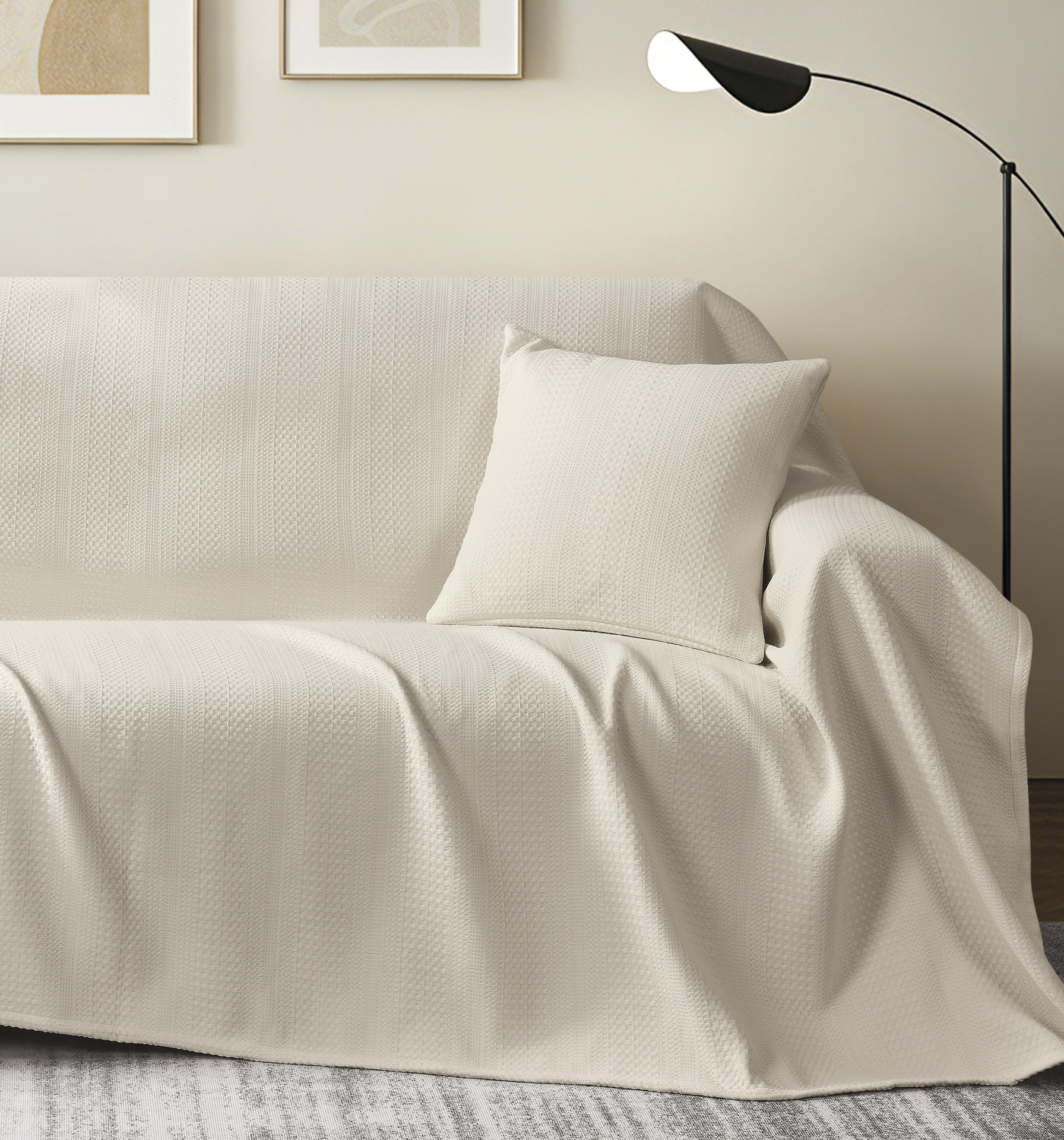 Regata-Taupe-3-2.jpg Regata (Taupe) Ριχτάρι Chenille waffle 180x250 Liolios Home - Image 1