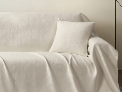 Regata (Taupe) Διακοσμητικό Μαξιλάρι Chenille waffle Cushion 45x45 Liolios Home