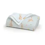 Κουβέρτα Αγκαλιάς Πικέ Blush 80 x 110 cm  80% Βαμβάκι-20% Viscose Σιέλ BOREA - Image 4