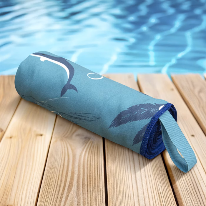 LINO ΠΕΤΣΕΤΑ ΘΑΛΑΣΣΗΣ KYMATA 80X180 100% Microfiber - Image 5