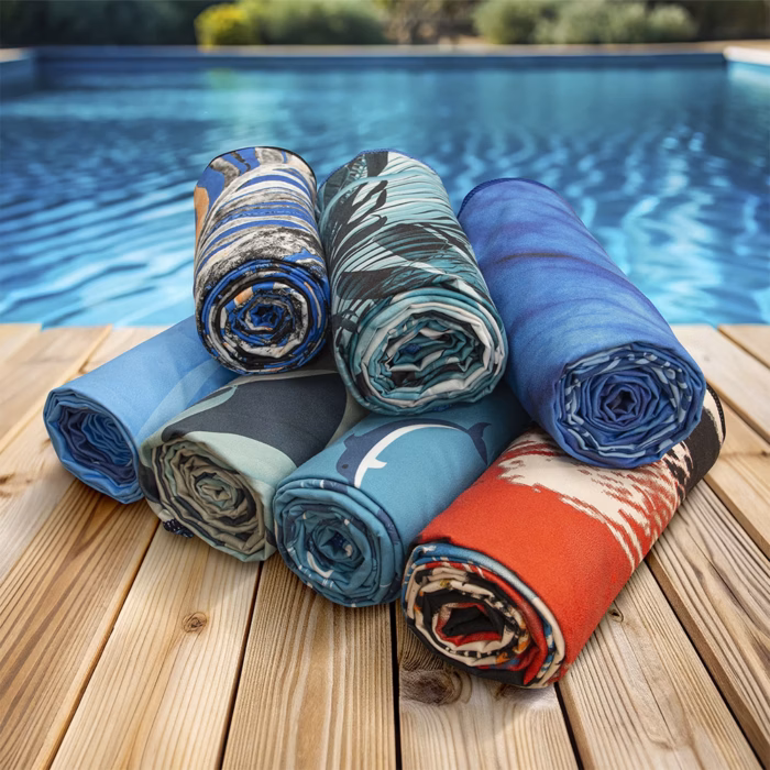 LINO ΠΕΤΣΕΤΑ ΘΑΛΑΣΣΗΣ KYMATA 80X180 100% Microfiber - Image 6