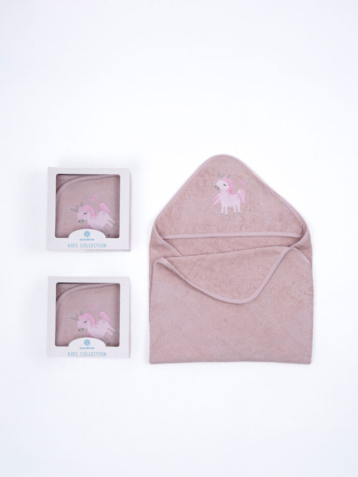 Fluffy Κεντητή Κάπα Powder Unicorn 75x75 της SUNSHINEHOME - Image 2