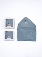 Fluffy Κεντητή Κάπα Blue Space 75x75 της SUNSHINEHOME - Image 2