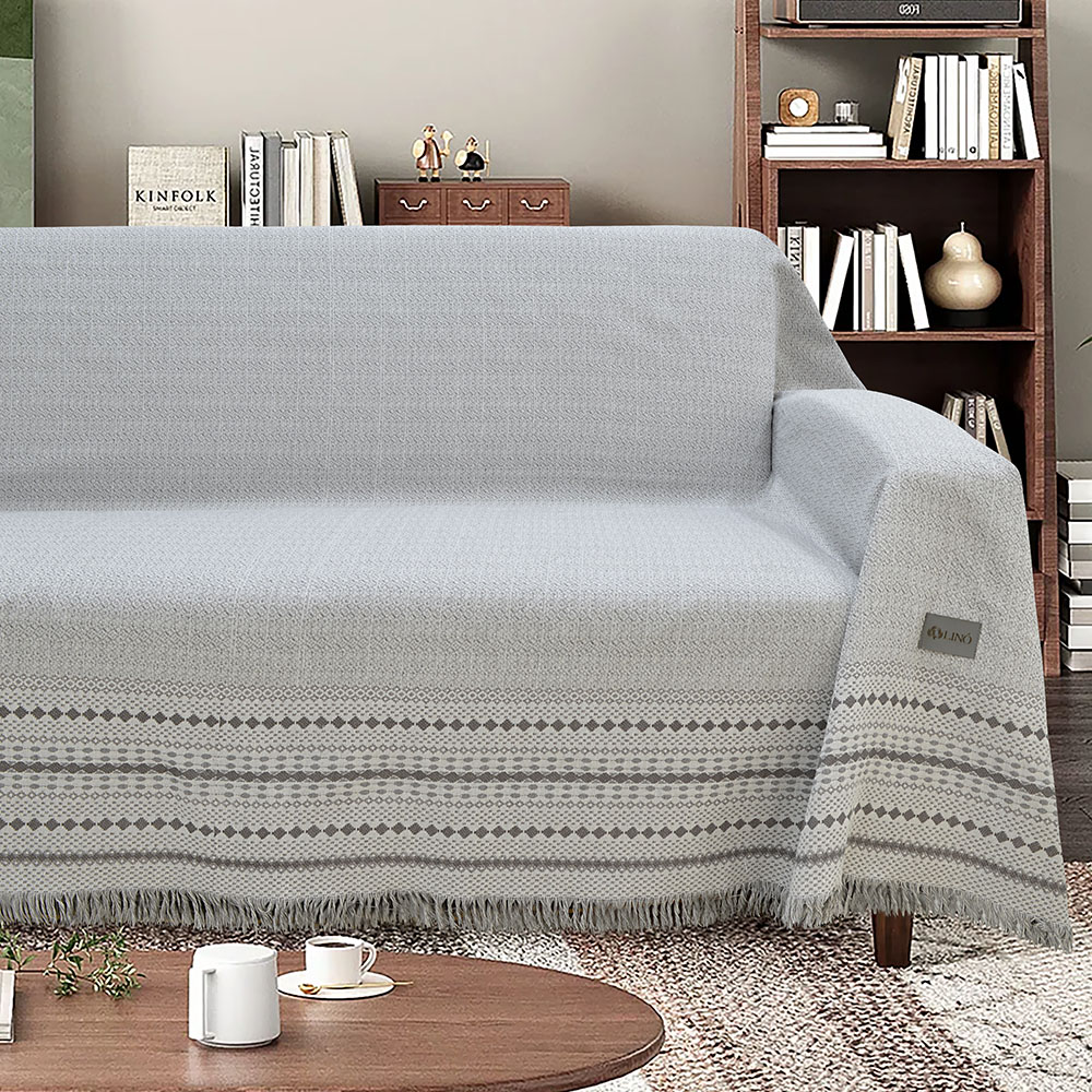 3000004034.jpg LINO ΡΙΧΤΑΡΙ BOHHO DGREY 180X300 80% Βαμβάκι 20% Πολυέστερ - Image 1