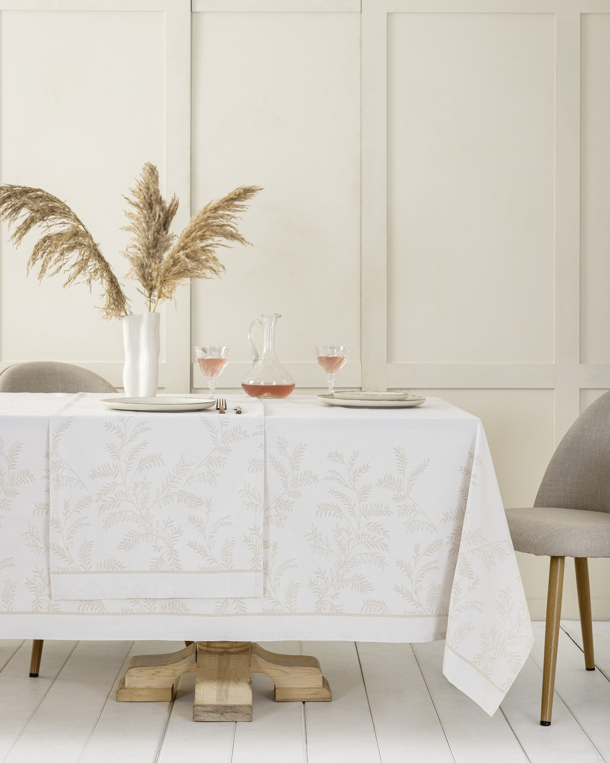 5206482203211-19.jpg Τραπεζομάντηλο 160x265 - Lillian Beige της Nima Home 40% Cotton - 2% Linen - 35% Polyester - 23% Viscose Τραπεζομάντηλο 160x265 - Image 1