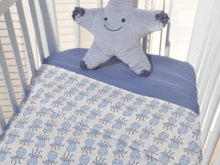 Σετ 2 Σεντόνια Λίκνου 75x110cm 100% Βαμβάκι Des.190 Oliver Baby της Oliver Baby